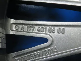 Original Mercedes A-Klasse Mercedes B-Klasse Mercedes CLA 18 Zoll Y-Speichen-Rad Winterräder + RDKS A1774010600 Termolit-metallic Winterreifen - Bild 5