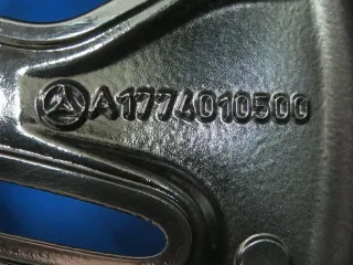 Original Mercedes A-Klasse Mercedes B-Klasse Mercedes CLA 18 Zoll 5-Speichen-Rad Winterräder + RDKS A1774010500 Schwarz Winterreifen - Bild 5