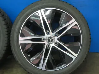Original Mercedes A-Klasse Mercedes B-Klasse Mercedes CLA 18 Zoll 5-Speichen-Rad Winterräder + RDKS A1774010500 Schwarz Winterreifen - Bild 12