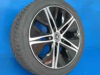 Original Mercedes A-Klasse Mercedes B-Klasse Mercedes CLA 18 Zoll 5-Speichen-Rad Winterräder + RDKS A1774010500 Schwarz 2x 5 mm / 2x 6 mm Winterreifen - Bild 3