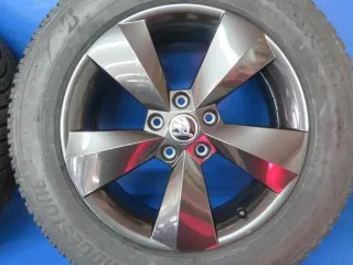 NEU Original Skoda Kodiaq 17 Zoll Winterräder Alufelgen Nanuq + RDKS 565601025AA Anthrazit Winterreifen neu Kompletträder - Bild 13