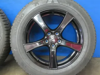 Original Hyundai Santa Fe IV Typ TM Winterräder Alufelgen 18 Zoll 5-Speichen-Design Winterräder + RDKS F2 75844 Schwarz Winterreifen 2x 6,6 mm / 2x 7,7 mm - Bild 14
