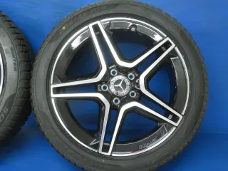 Original Mercedes A-Klasse Mercedes B-Klasse Mercedes CLA 18 Zoll 5-Doppelspeichen-Rad Winterräder + RDKS A1774011500 Schwarz Winterreifen neu - Bild 10