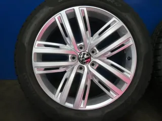 Original VW Tiguan VW Tiguan Allspace 19 Zoll Auckland Winterräder 5NA601025F Silber 2x 7,1 mm / 2x 7,6 mm Winterreifen Alufelgen 5NA601025N - Bild 15