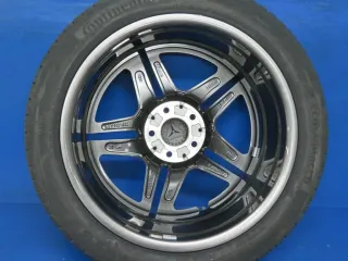 NEU Original A-Klasse Typ 177 B-Klasse Typ 247 CLA Typ 118 18 Zoll AMG 5-Doppelspeichen-Rad Sommerräder + RDKS Alufelgen A1774011500 Tremolit metallic / glanzgedreht Sommerreifen - Bild 5