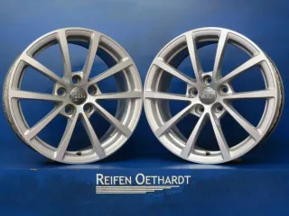 Original Audi A6 Limousine + Avant Typ 4K... F2 ( C8 ) Alufelgen 17 Zoll 10 Speichen Design 4K0601025 + Nabendeckel - Bild 2