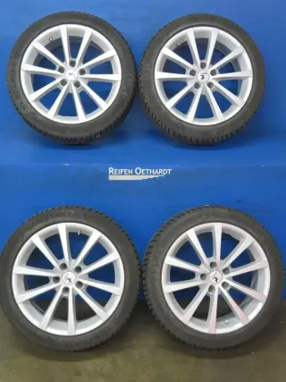 VW Passat VW T-Roc Seat Ateca Skoda Karoq Skoda Octavia Winterräder gebraucht Winterreifen Alufelgen 18 Zoll - Bild 17