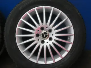 Original Mercedes V-Klasse Typ W447 ab 03/2024 Mercedes Vito Typ 447 Mercedes Vito Tourer Typ 447 17 Zoll Winterräder + RDKS Alufelgen A4474014900 Silber Winterreifen - Bild 15