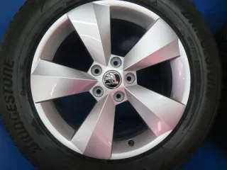 NEU Original Skoda Kodiaq 17 Zoll Nanuq Winterräder Alufelgen 565601025J Silber Winterreifen - Bild 10