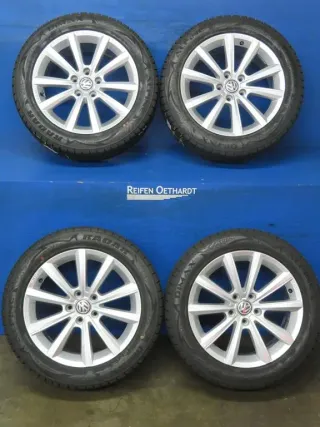 Original VW Passat Limousine B8 VW Passat Variant B8 VW Passat Alltrack B8 VW Arteon Winterräder Alufelgen 17 Zoll Merano 3G8071497 Winterreifen 4x 7,5 mm - Bild 13