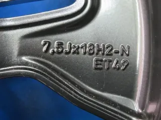 Original Mercedes A-Klasse Mercedes B-Klasse Mercedes CLA 18 Zoll 5-Speichen-Rad Winterräder + RDKS A1774010500 Schwarz Winterreifen - Bild 6
