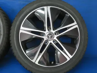 Original Mercedes A-Klasse Mercedes B-Klasse Mercedes CLA 18 Zoll 5-Speichen-Rad Winterräder + RDKS A1774010500 Schwarz Winterreifen - Bild 11
