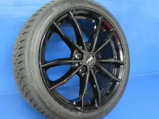 VW Golf VII + VIII Cupra Leon Seat Leon Typ KL + 5F Audi A3 Winterräder 18 Zoll Alufelgen Rial X12  Schwarz Winterreifen 100% - Bild 3