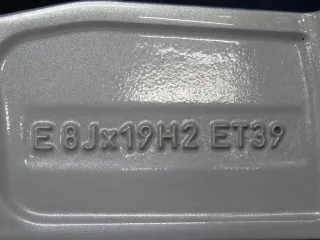 Original Audi A6 Typ 4K / C8 Alufelgen 19 Zoll 10-Speichen Dynamik Design Winterräder 4K0601025M Silber Winterreifen 2x 6,2 mm / 2x 6,5 mm - Bild 6