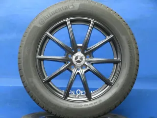 Original Mercedes GLB X247 Mercedes GLA H247 18 Zoll 10-Speichen-Rad Winterräder + RDKS A2474012600 Schwarz Winterreifen - Bild 1