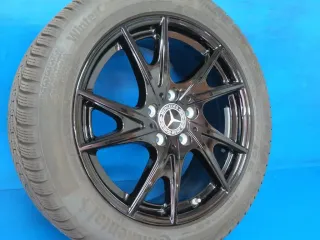 Original CLA EQ + CLA EQ Shooting Brake Typ: C174 / X174 17 Zoll 5-Doppelspeichen-Rad Winterräder + RDKS Alufelgen A1744010000 + A1744014600 Winterreifen - Bild 3