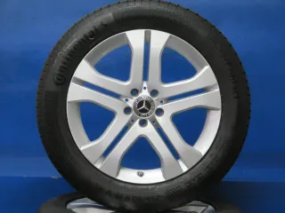 Original Mercedes ML Typ 164 19 Zoll 5-Doppelspeichen-Rad Winterräder + RDKS Alufelgen A1644014802 Silber Winterreifen 4x 8 mm - Bild 2