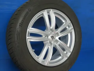 Skoda Kodiaq I + II VW Tiguan II + III VW Tiguan Allspace VW Tayron Seat Tarraco Winterräder Alufelgen 17 Zoll RC27-707 Silber Winterreifen 2x 7,7 mm / 2x 8,6 mm - Bild 3