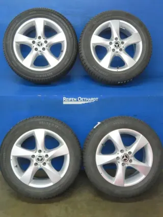 Original Mercedes V-Klasse Typ W447 bis 02/2024 Mercedes Vito Typ 447 Winterräder 17 Zoll 5-Speichen-Rad RDKS Alufelgen A4474012200 Silber Winterreifen 4x 7,7 mm - Bild 13