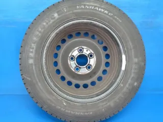 Original VW Bus T5 VW Bus T6 CALIFORNIA 16 Zoll Stahlrad Winterräder 7F0601027 Silber Winterreifen 4x 8,6 mm - Bild 4