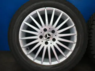 Original Mercedes Vito Typ 447 Mercedes Vito Tourer Typ 447 Winterräder Alufelgen 17 Zoll Viel-Speichen-Rad + RDKS A4474012300 Silber Winterreifen 2x 7,8 mm / 2x 99% - Bild 19
