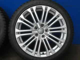 Original Audi A5 Typ B9 / F5.. Audi S5 18 Zoll 10-Doppelspeichen-Rad Winterräder Alufelgen 8W0601025EE Silber Winterreifen 2x 7,7 mm / 2x 8,2 mm - Bild 14