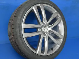 Original VW Golf 7 / Golf 7 Sportsvan / Golf 7 Variant 18 Zoll Salvador Sommerräder Alufelgen 5G0601025AF Anthrazit - Bild 3