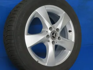 Original Mercedes V-Klasse Typ W447 bis 02/2024 Mercedes Vito Typ 447 Winterräder 17 Zoll 5-Speichen-Rad RDKS Silber Winterreifen gebraucht - Bild 2
