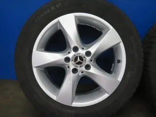 Original Mercedes V-Klasse Typ W447 bis 02/2024 Mercedes Vito Typ 447 Winterräder 17 Zoll 5-Speichen-Rad RDKS Silber Winterreifen gebraucht - Bild 18