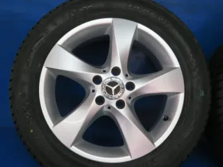 Original Mercedes V-Klasse Typ W447 bis 02/2024 Mercedes Vito Typ 447 Mercedes Vito Tourer Typ 447 17 Zoll 5-Speichen-Rad Winterräder + RDKS Alufelgen A4474014800 Silber - Bild 10