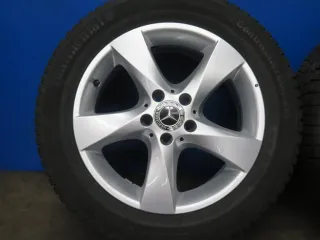 Original Mercedes V-Klasse Typ W447 bis 02/2024 Mercedes Vito Typ 447 Winterräder 17 Zoll 5-Speichen-Rad RDKS Silber Winterreifen gebraucht - Bild 18