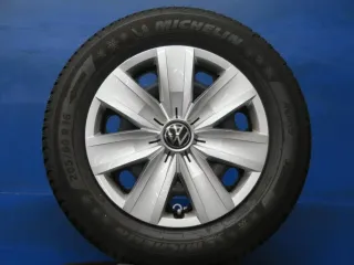 Original VW T-Roc Audi Q2 16 Zoll Stahlrad Winterräder 5Q0601027CJ Schwarz Winterreifen Michelin 2x 6 mm / 2x 6,3 mm - Bild 2