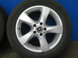 Original Mercedes V-Klasse Typ W447 bis 02/2024 Mercedes Vito Typ 447 Winterräder 17 Zoll 5-Speichen-Rad RDKS Silber Winterreifen gebraucht - Bild 13