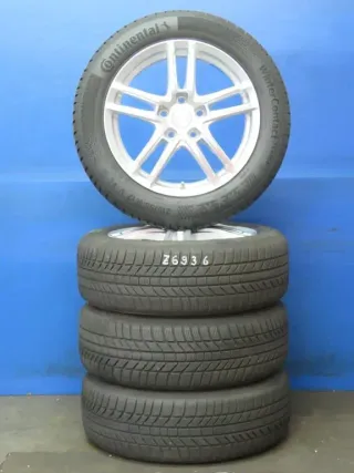 Hyundai Kona Typ OS / OSE 17 Zoll Winterräder + RDKS Alufelgen Silber Winterreifen 2x 6,2 mm / 2x 7,6 mm - Bild 2