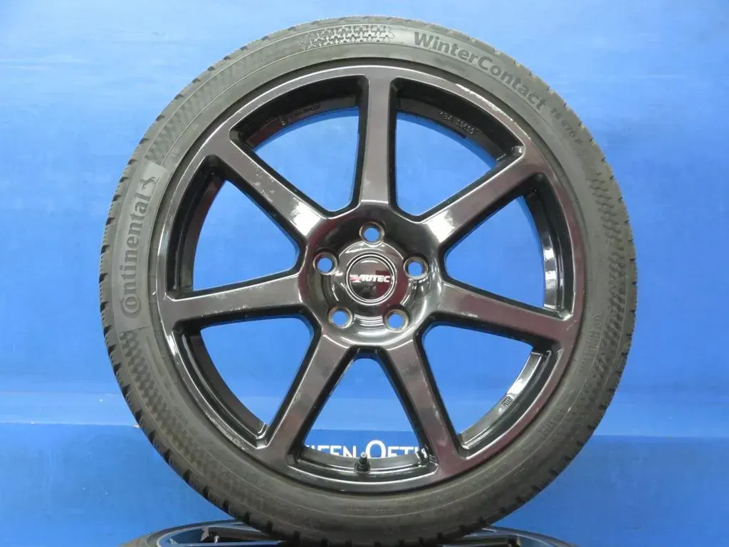 BMW 1er Typ F1H / F40 BMW 2er Gran Coupe Typ F2GC / F44 18 Zoll Winterräder + RDKS Alufelgen Schwarz Winterreifen 2x 6,5 mm 2x 7,6 mm - Bild 1