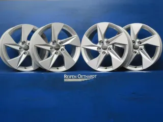 Original Audi A3 Sportback + Limousine Typ 8Y / GY Alufelgen 17 Zoll 5-Arm-Design 8Y0601025A + Nabendeckel - Bild 1
