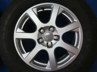 Original Audi Q5 Typ 8R.. 17 Zoll Winterreifen 7-Speichen-Rad Winterräder 8R0601025 Silber Kompletträder - Bild 11