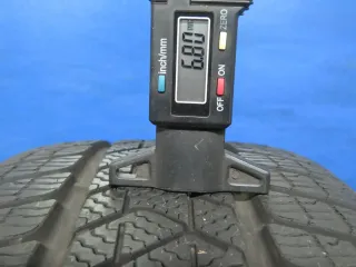 Original VW Touran II 16 Zoll Stahlrad Winterräder 5QA601027.... Schwarz Winterreifen Pirelli 2x 6,8 mm / 2x 7,2 mm - Bild 8