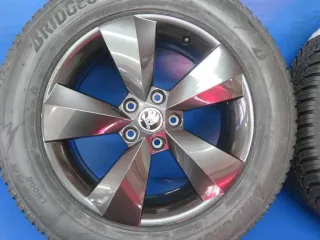 NEU Original Skoda Kodiaq 17 Zoll Winterräder Alufelgen Nanuq + RDKS 565601025AA Anthrazit Winterreifen neu Kompletträder - Bild 12