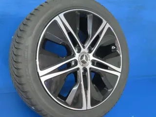 Original Mercedes A-Klasse Mercedes B-Klasse Mercedes CLA 18 Zoll 5-Speichen-Rad Winterräder + RDKS A1774010500 Schwarz Winterreifen - Bild 3