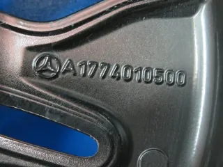 Original Mercedes A-Klasse Mercedes B-Klasse Mercedes CLA 18 Zoll 5-Speichen-Rad Winterräder + RDKS A1774010500 Schwarz Winterreifen - Bild 5