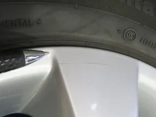 Original Mercedes V-Klasse Typ W447 bis 02/2024 Mercedes Vito Typ 447 Winterräder 17 Zoll 5-Speichen-Rad RDKS Silber Winterreifen gebraucht - Bild 17