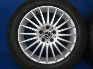 Original Mercedes Vito Typ 447 Mercedes Vito Tourer Typ 447 Winterräder Alufelgen 17 Zoll Viel-Speichen-Rad + RDKS A4474014900 Silber Winterreifen 2x 6 mm / 2x 8,5 mm - Bild 10