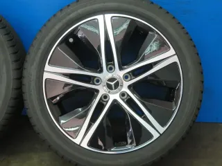 Original Mercedes A-Klasse Mercedes B-Klasse Mercedes CLA 18 Zoll 5-Speichen-Rad Winterräder + RDKS A1774010500 Schwarz Winterreifen - Bild 14
