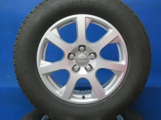 Original Audi Q5 Typ 8R.. 17 Zoll Winterreifen 7-Speichen-Rad Winterräder 8R0601025 Silber Kompletträder - Bild 1