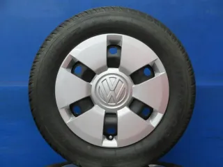 Original VW Up Seat Mii Skoda Citigo 14 Zoll Stahlrad Winterräder 1S0601027.... Schwarz Winterreifen 2x 7,2 mm / 2x 8 mm Kompletträder - Bild 2