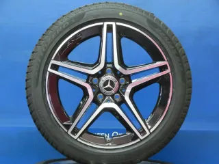 Original Mercedes A-Klasse Mercedes B-Klasse Mercedes CLA 18 Zoll 5-Doppelspeichen-Rad Winterräder + RDKS A1774011500 Schwarz Winterreifen neu - Bild 1