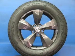 NEU Original Skoda Kodiaq 17 Zoll Winterräder Alufelgen Nanuq + RDKS 565601025AA Anthrazit Winterreifen neu Kompletträder - Bild 2