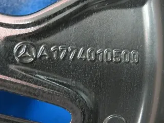 Original Mercedes A-Klasse Mercedes B-Klasse Mercedes CLA 18 Zoll 5-Speichen-Rad Winterräder + RDKS A1774010500 Schwarz Winterreifen - Bild 5