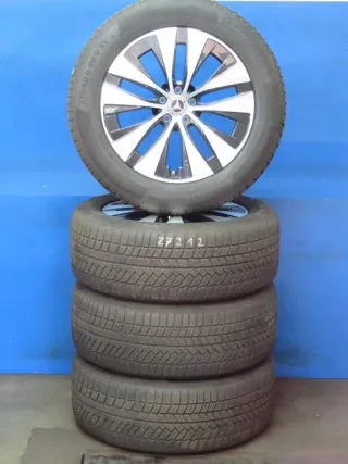 Original Mercedes GLE SUV + Coupe Typ: V167 + C167 20 Zoll 5-Doppelspeichen-Rad Winterräder + RDKS A1674013301 + A1674013401 Schwarz glanzgedreht Winterreifen 2x 6,3 mm 2x 5,3 mm - Bild 2